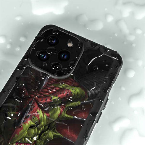 Lair of Shadows Dragon by Tom Wood iPhone 15 Pro Waterproof Case